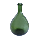 Dame Jeanne bonbonne en verre vert 3 litres