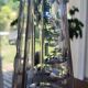 Vintage cut glass vase from the 60s