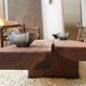 Table basse design Wabi Sabi, numérotée, édition Mobili Mundi