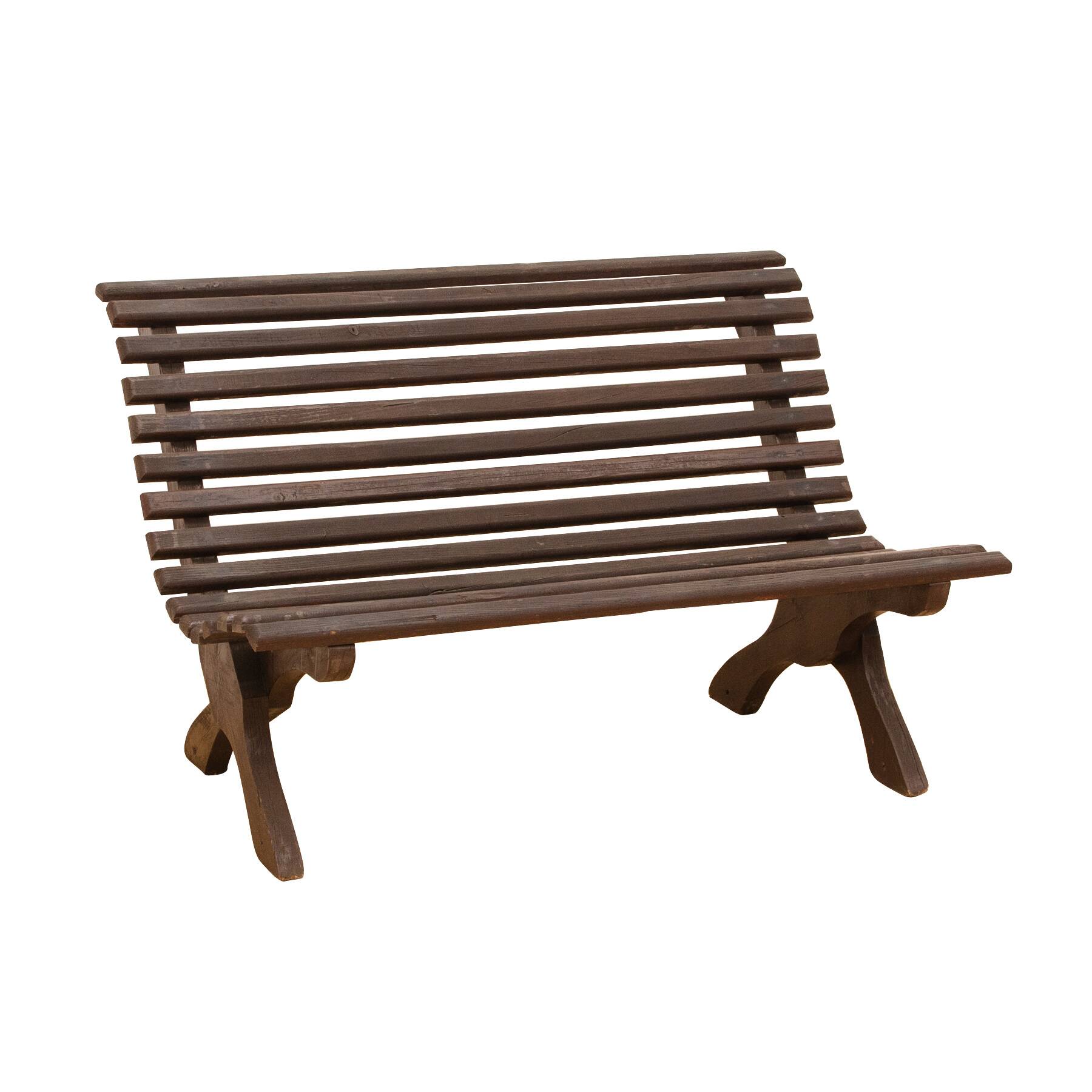 Vintage Garden bench, 1980s, Czechoslovakia