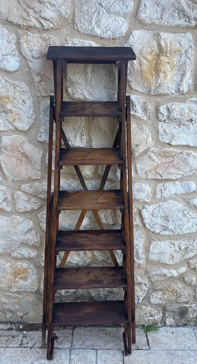Decorative wooden ladder