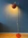 Mid-Century orange floor lamp with "eyeball" shade