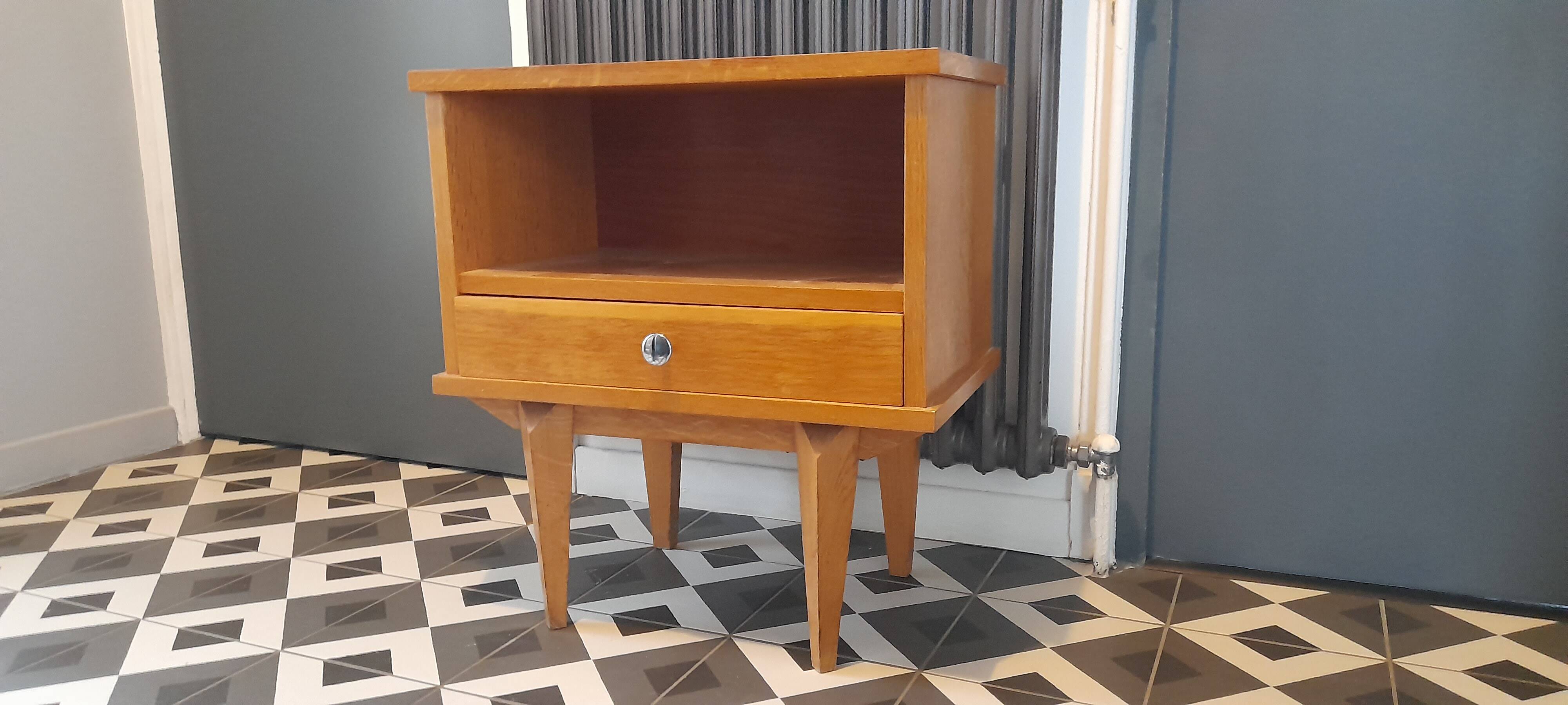 Scandinavian bedside table from the 60s