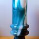 Vase space age en opaline Carlo Moretti 70s
