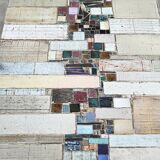 Brutalist Coffee Table by Pia Manu, Ceramic Top, Metal Base, Belgium