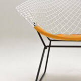 Diamond chair - yellow seatpad