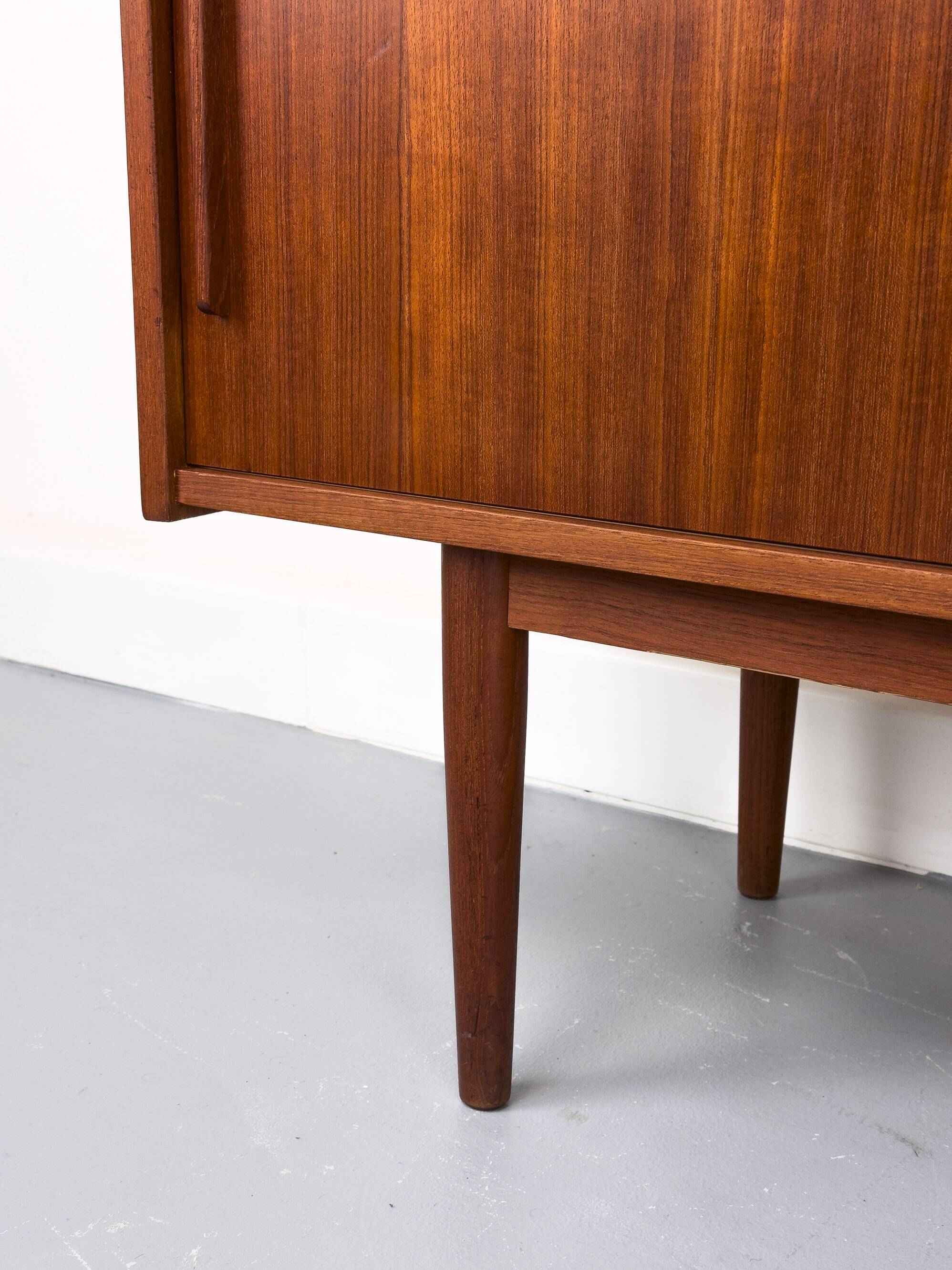 Vintage Sideboard in Teak with Drawers and Sliding Doors, 1960s