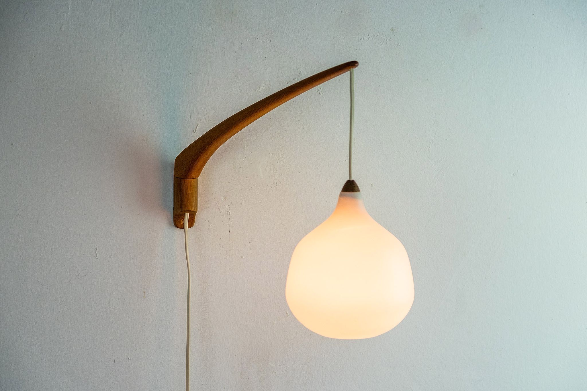 Wall light by Uno & Östen Kristiansson for Luxus Vittsjö, 1950s
