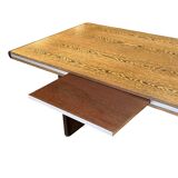 Vintage executive desk - large desk wenge 70s design