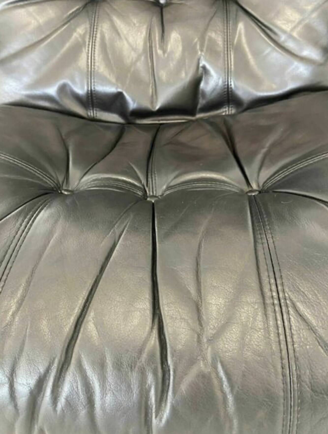 Vintage Mid Century Ingmar Relling Leather Lounge Chair