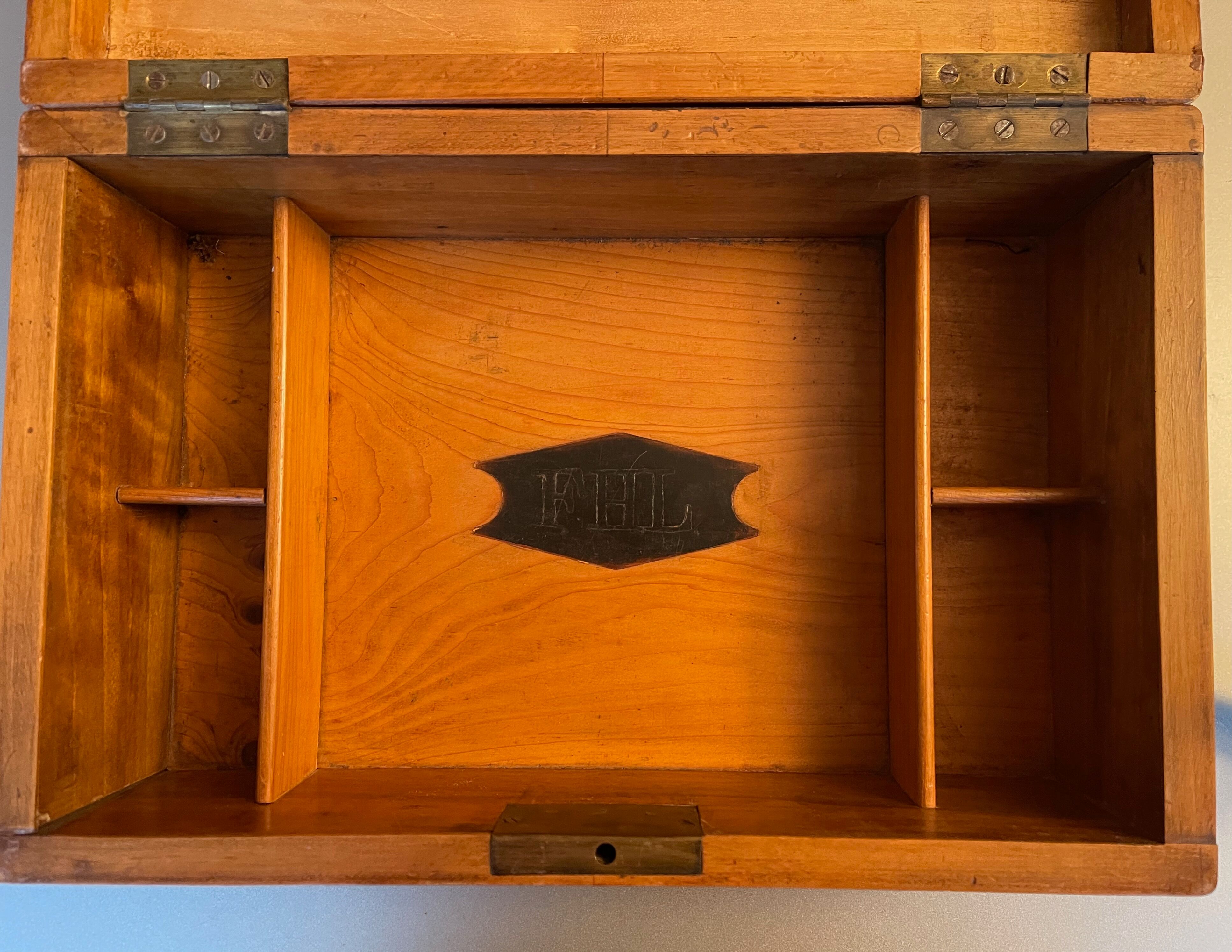 Antique sewing box