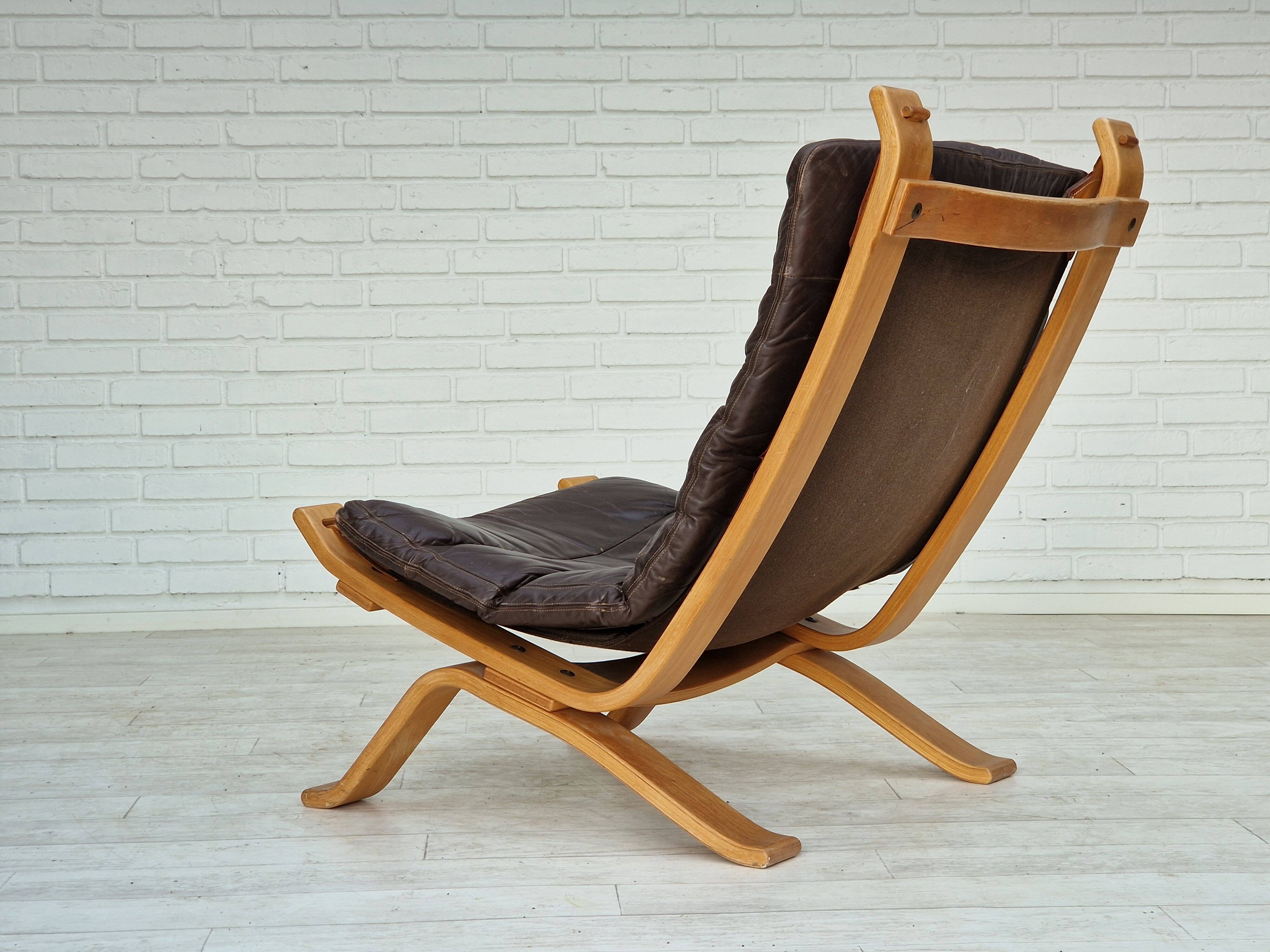 Fauteuil danois par Brammin Møbler années 70