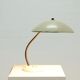 Lampe de bureau en laiton et acier par Sis Allemagne années 1950