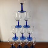 Vintage cobalt blue stemmed lenses