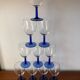 Vintage cobalt blue stemmed lenses
