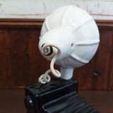 Vintage camera ceramic table lamp