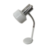 Lampe de bureau flexible blanche et inox