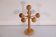 Chandelier scandinave en bois 1970