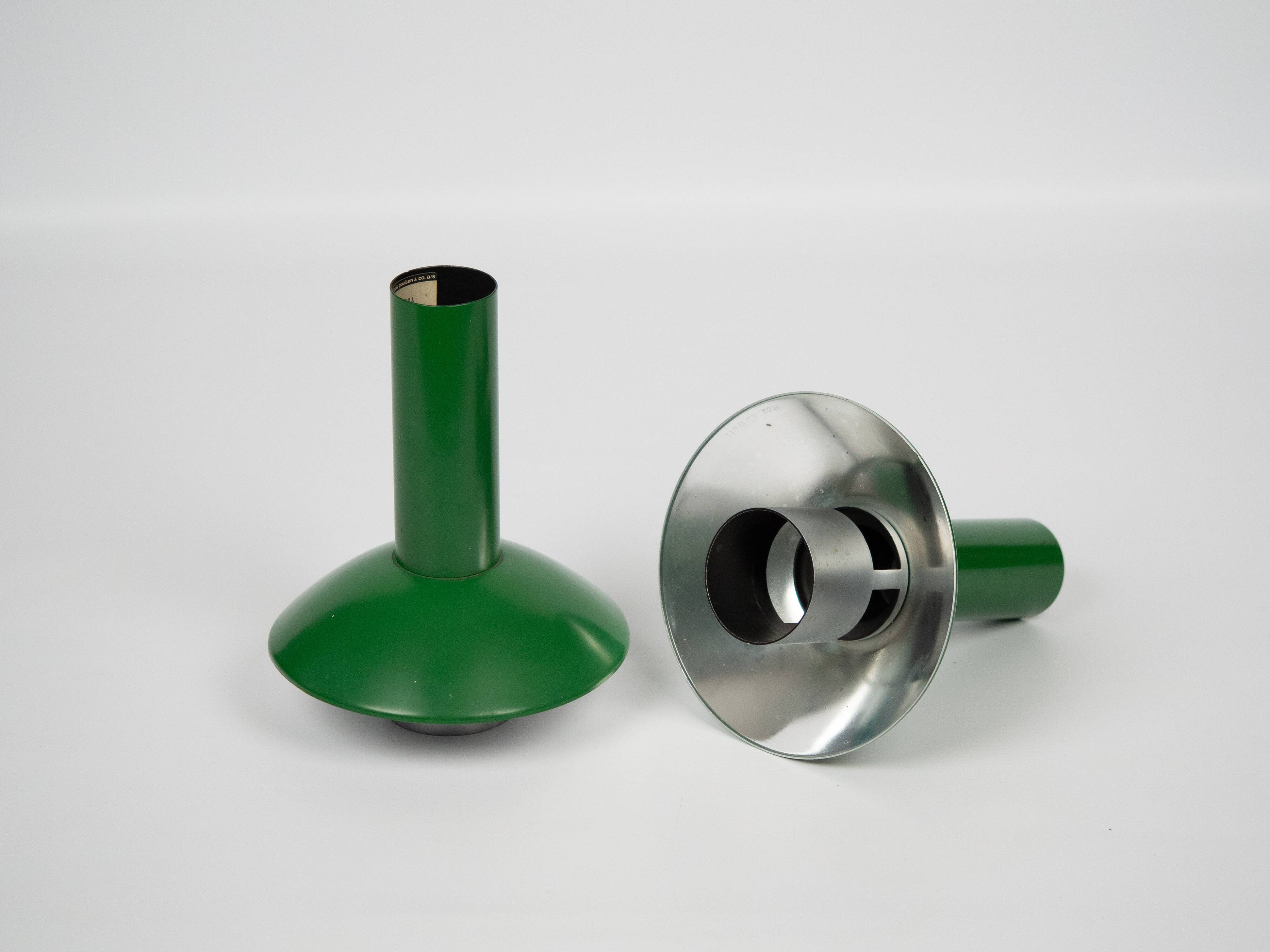 Pair of 2 Danish vintage lamps Louise by Louis Poulsen, 1970s