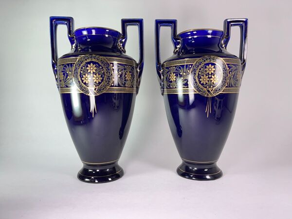 Vase amphore Boch Frères Keramis 1890