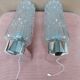Pair of chrome Space Age wall lights