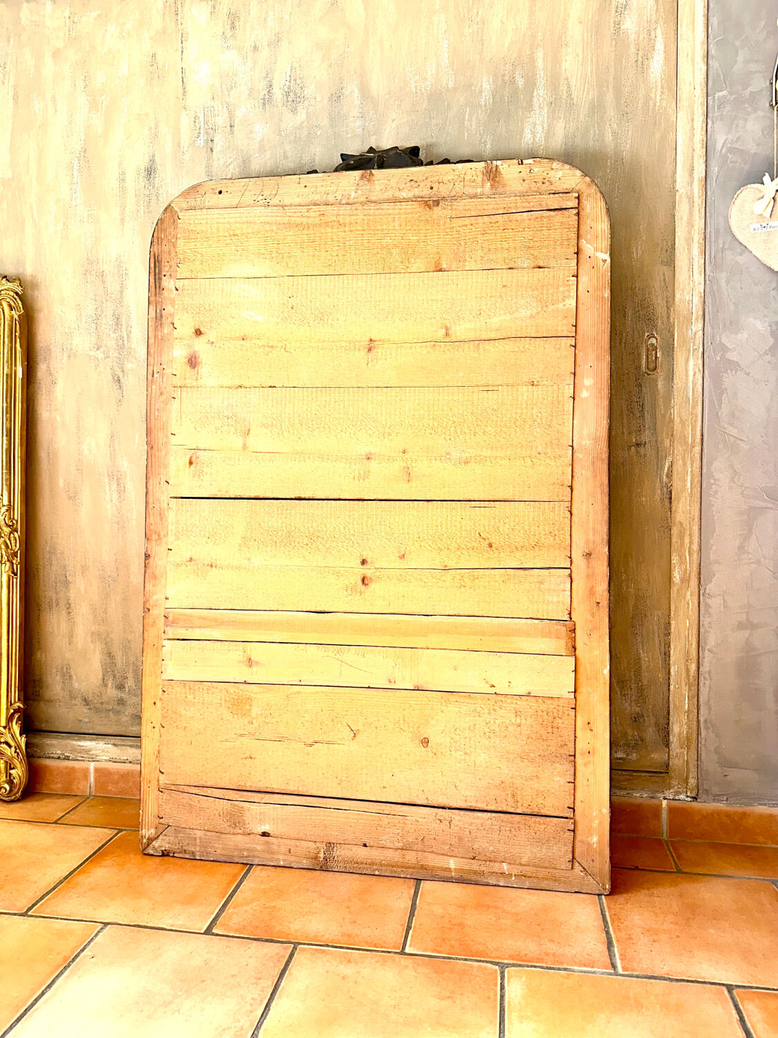 Old Louis-Philippe mirror with pediment