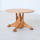 Sjoerd Soeters scuptural dining table in birch Lundia The Netherlands