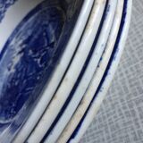 Assiettes creuses en faïence Sarreguemines modèle Yeddo