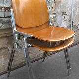 Paire de chaises Giancarlo Piretti 1970