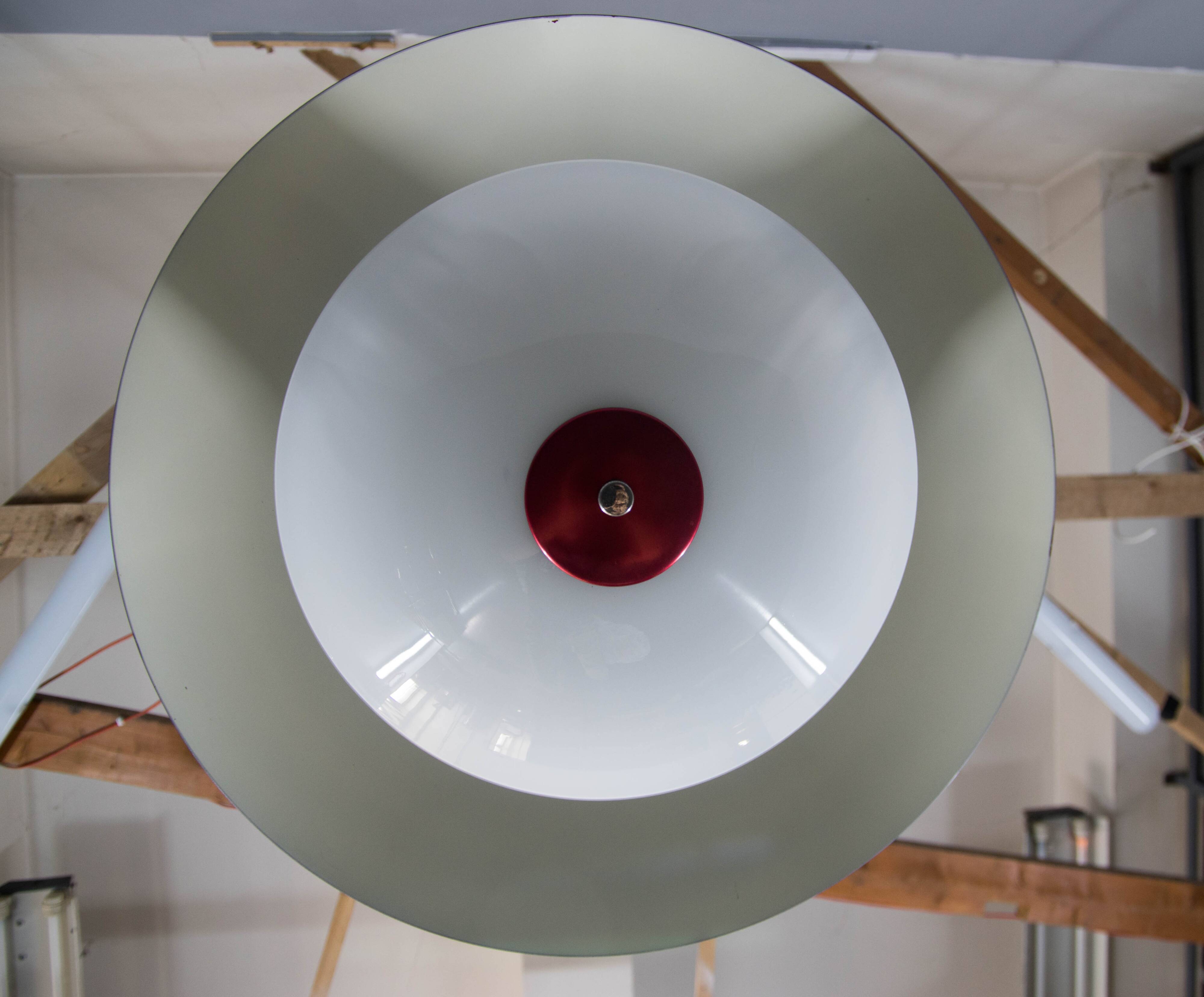 Bauhaus Purple Chandelier by IAS, 1930s