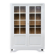 Vintage glass-fronted Parisian wardrobe