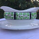 Old sauce boat made in France Digoin Sarreguemines