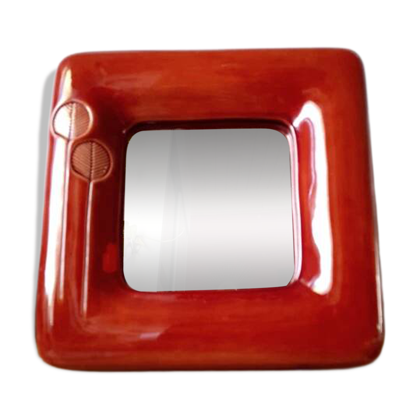 Glazed Ceramic Mirror