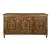 Buffet de style Directoire en pin césuré