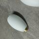 3 Vintage 90'S Ikea opaline wall lights (made in Italy)