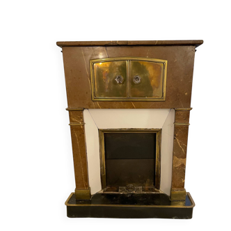 19th-century fireplace stove