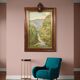 Italian signed landscape painting from 20th century