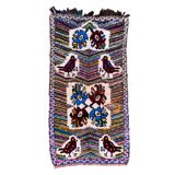 Colorful Boucherouite Azilal Moroccan rug - 97 x 184 cm