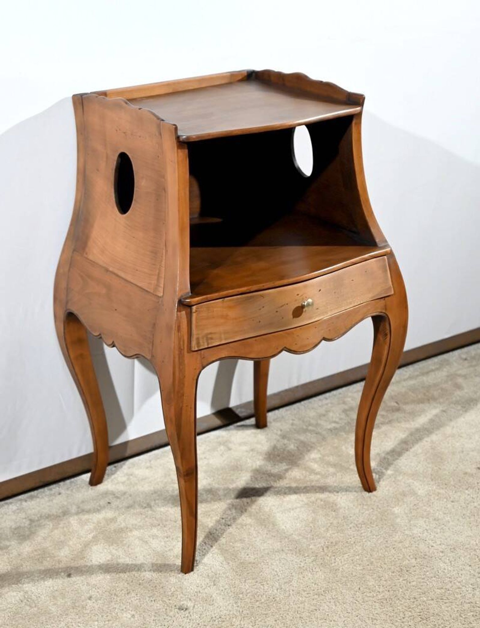 Red Cherry Snack Table, Louis XV style – 1st Part 20th
