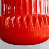 Vintage Czechoslovak Glass Hanging Lamp By Osvětlovací Sklo, 1970s