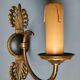 Pair of Empire eagle's head sconces in Palmettes 1900/1920