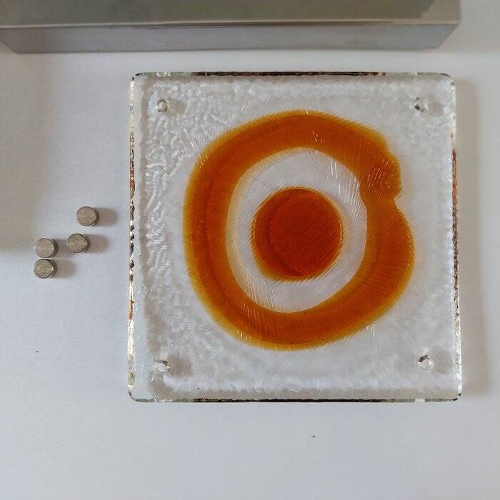 Pair of Italian Mazzega glass wall lights