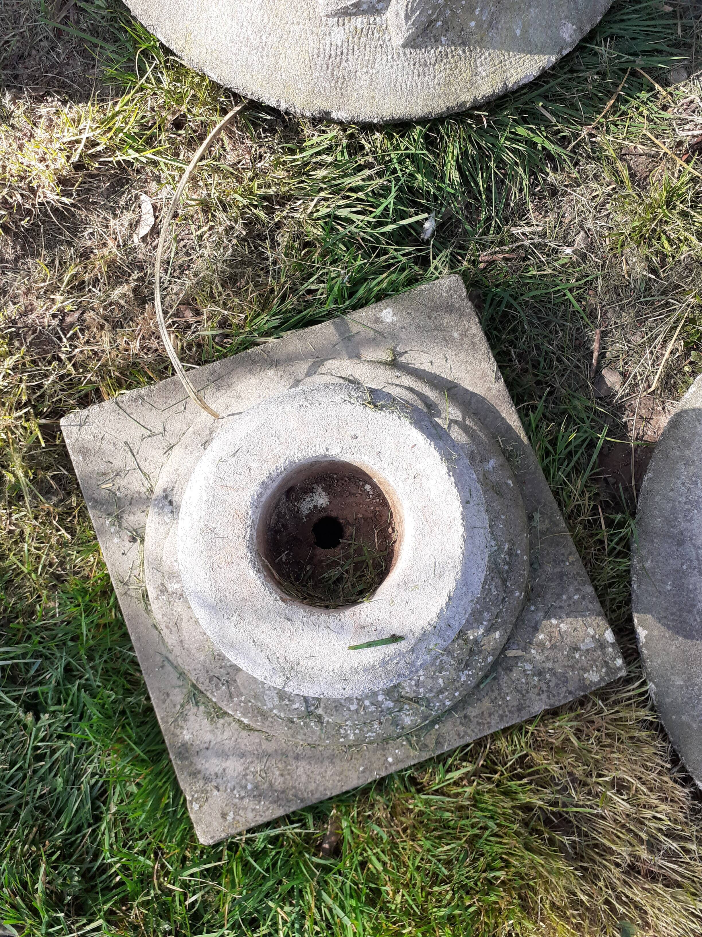 Pair of medieval stone planters