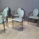Post modern dining chairs by Belgochrom, set of 6 - 1980s