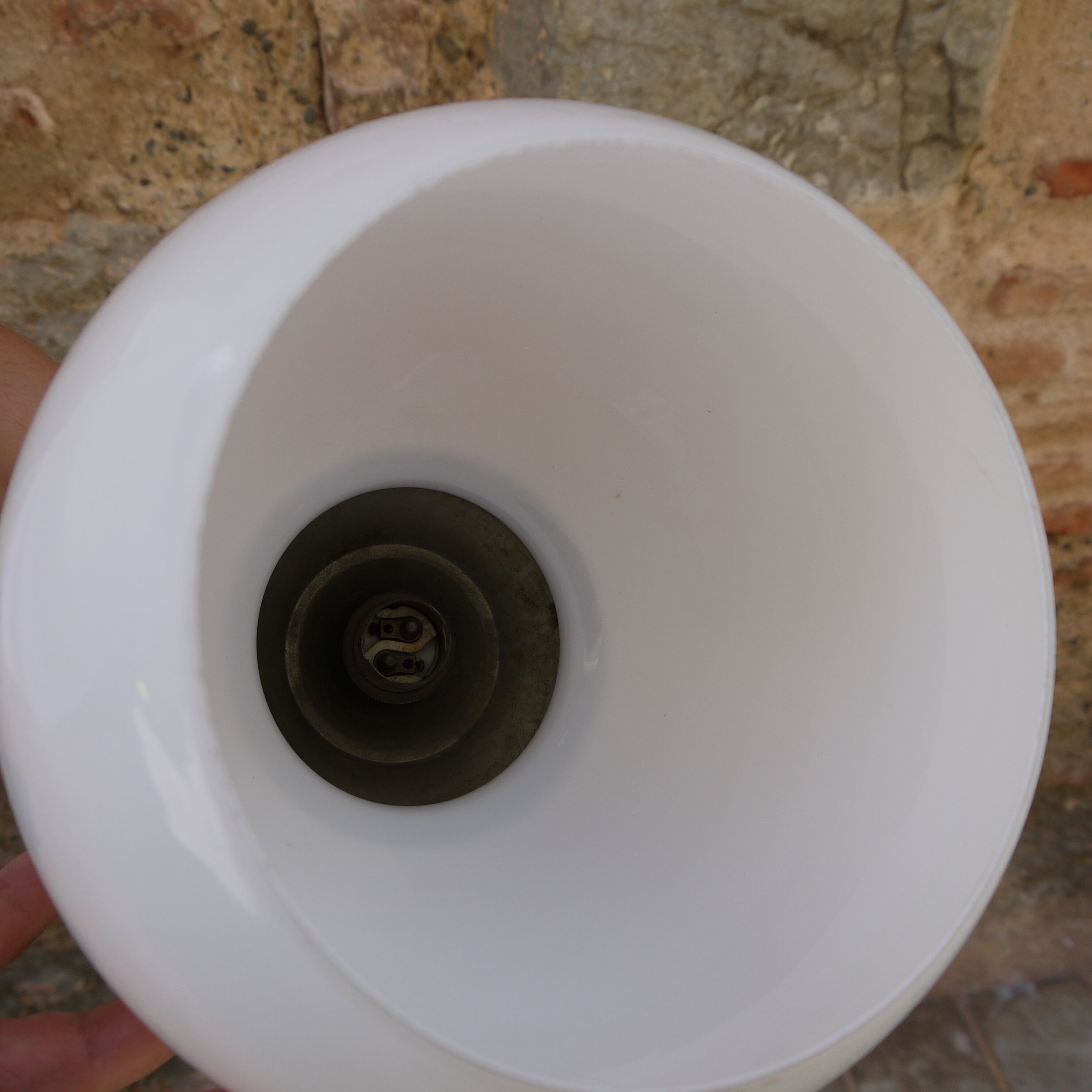 White globe suspension