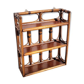 Rattan shelf
