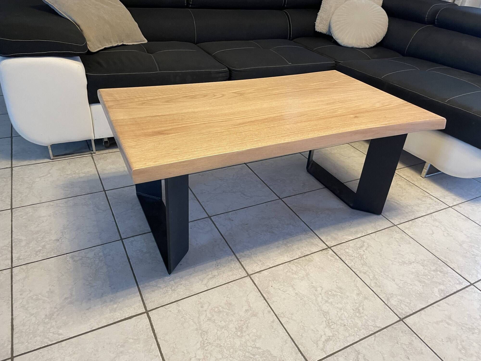 American oak coffee table