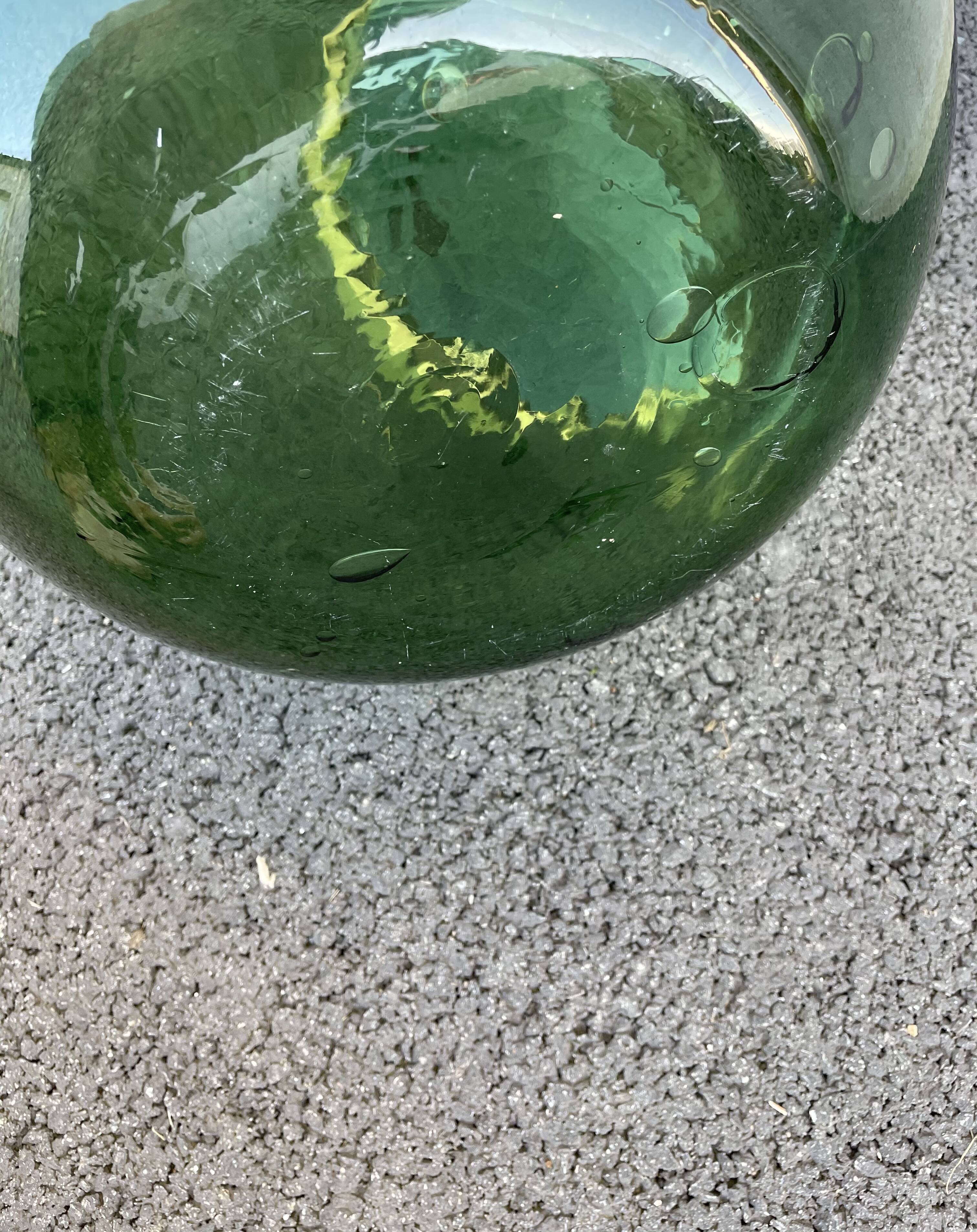 Demijohn blown green 25L