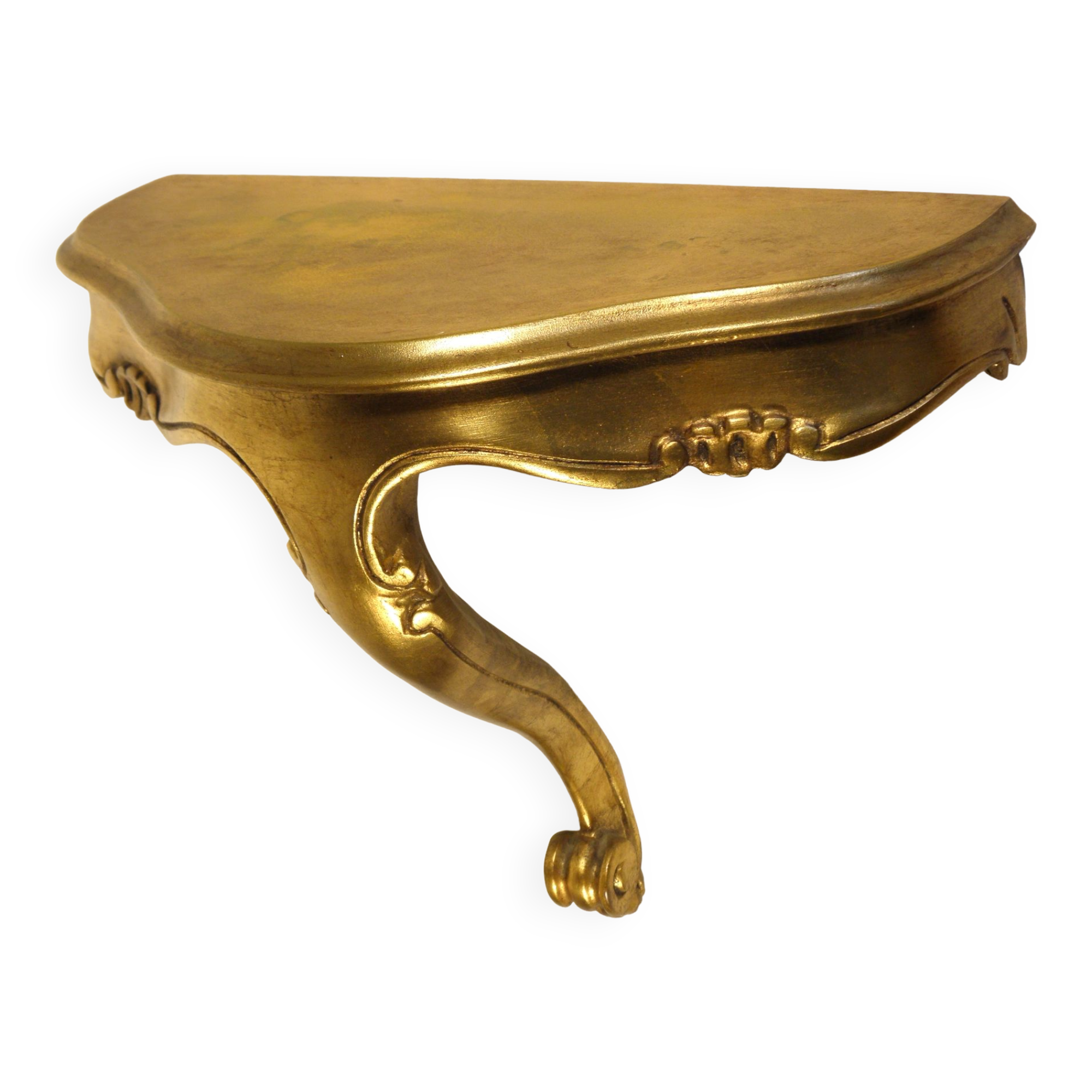 Wall console gilded 35 cm