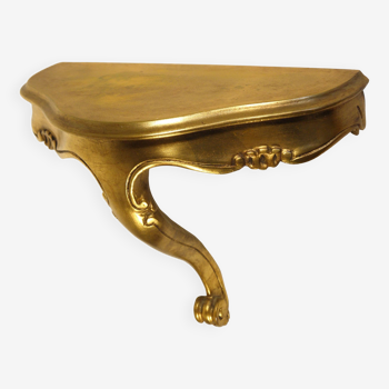 Wall console gilded 35 cm